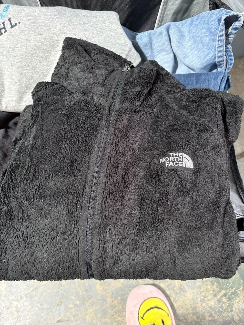 The North Face Black Teddy Fleece Zip Jacket